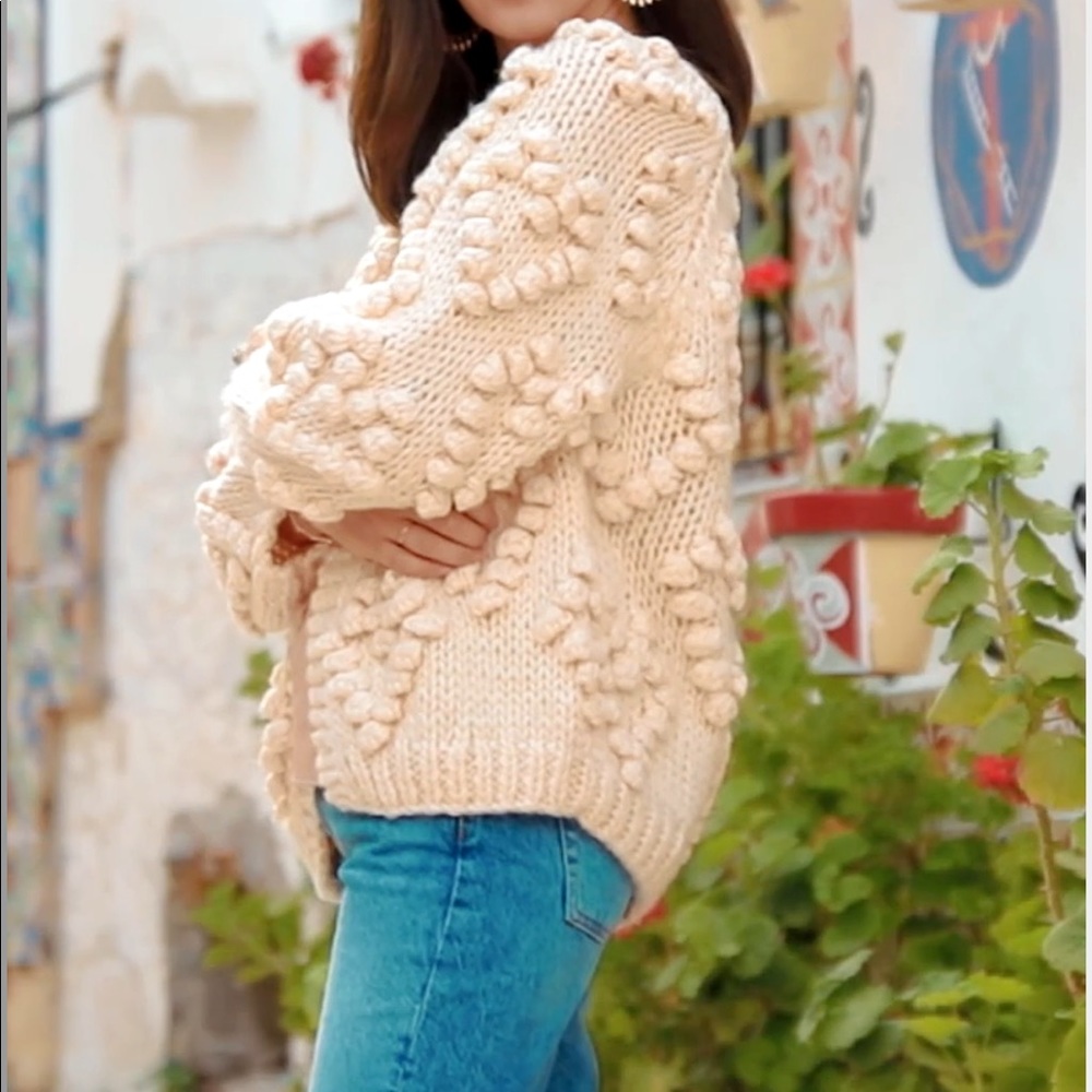 Chic Wish Knit Your Love Cardigan
Sweater Womens XS/S Cream NEW!!! This Chicwish